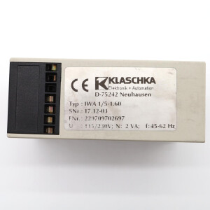 KLASCHKA Impulswandler IWA 1/5-1.60 GEB