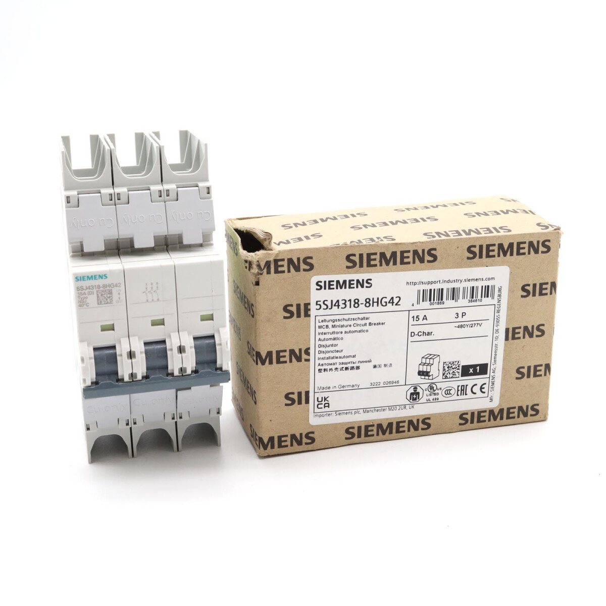Siemens Leitungsschutzschalter 5SJ4318-8HG42 OVP