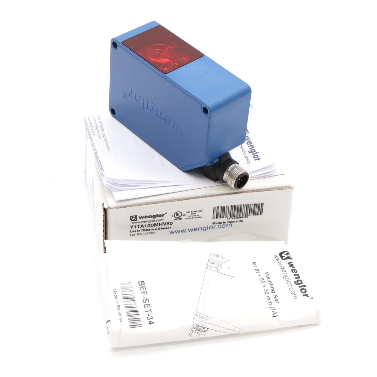 Wenglor Laserdistanzsensor Y1TA100MHV80 OVP