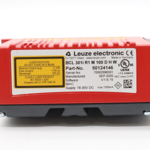 Leuze Barcodeleser BCL 301i R1 M 100 D H W 50124146 OVP