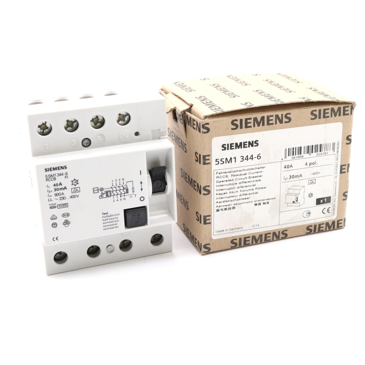 Siemens FI-Schutzschalter 5SM1344-6 OVP