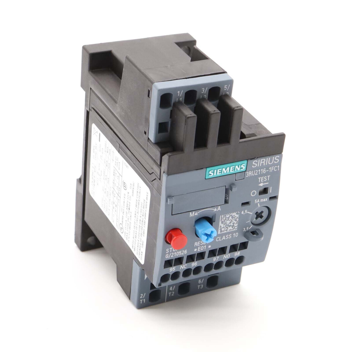 Siemens Überlastrelais 3RU2116-1FC1 NOV