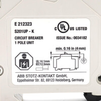 ABB Leitungsschutzschalter S201UP-K25A GEB