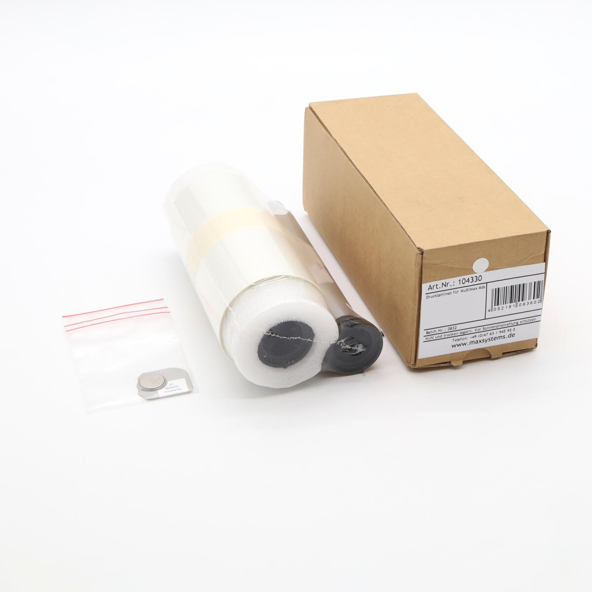 Max Systems GmbH Drucklaminat 104330 OVP box