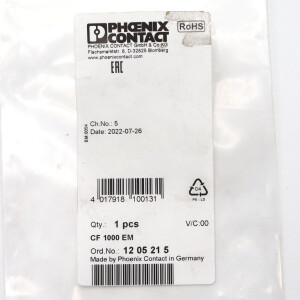 Phoenix Contact Ersatzmesser CF1000EM 1205215 OVP