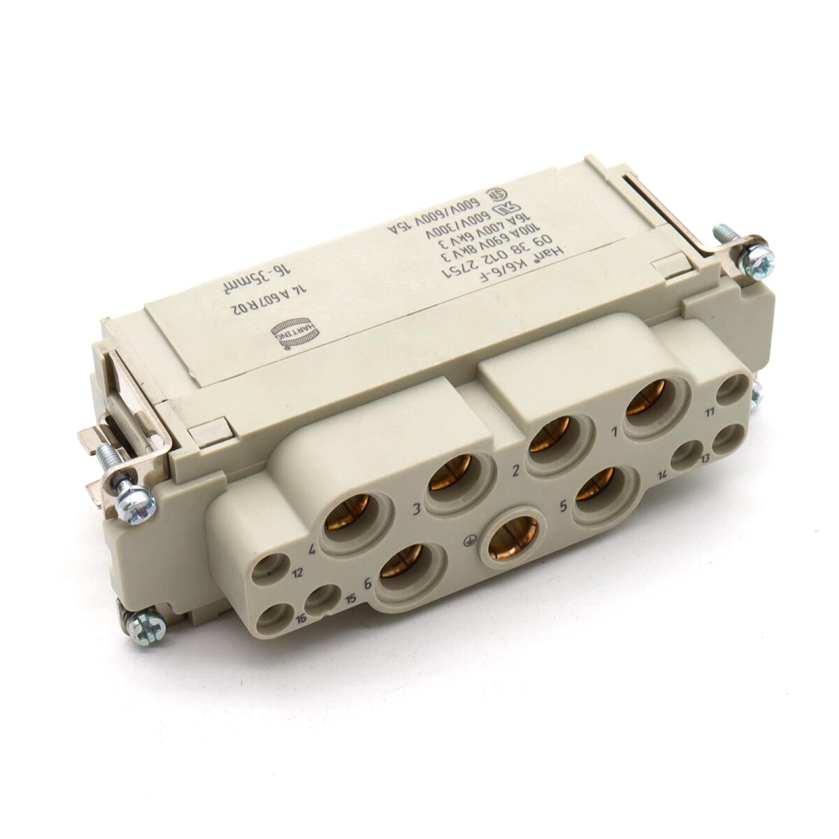 Harting Buchseneinsatz Han K 6/6-F 09380 box