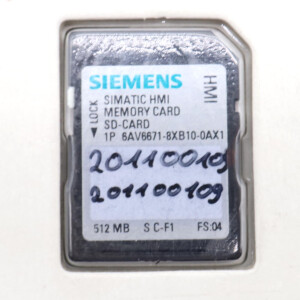 Simatic SD-Speicherkarte 6AV6671-8XB10-0AX1 GEB