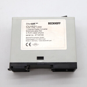 Beckhoff EtherCAT/Ethernet-Medienkonverter CU1521 GEB