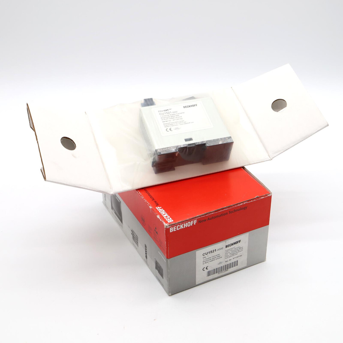 Beckhoff EtherCAT/Ethernet-Medienkonverter CU1521 OVP