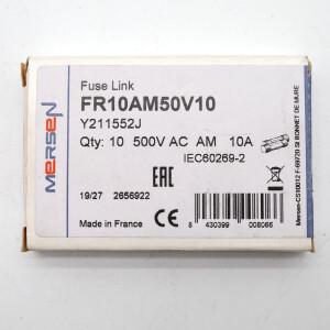 Mersen Sicherungseinsatz FR10AM50V10 Y211552J (9Stk.) OVP