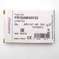 Mersen Sicherungseinsatz FR10AM40V32 J218715J 32A (9Stk.) OVP