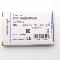 Mersen Sicherungseinsatz FR10AM50V20 X216151J 20A (9Stk.) OVP
