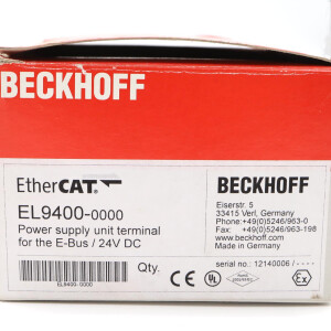 Beckhoff Netzteilklemme EL9400 (2Stk.) OVP