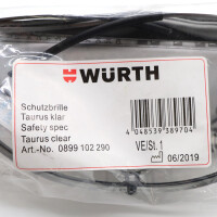 Würth Schutzbrille Taurus 0899102290 (10Stk.) OVP