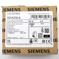 Siemens Leitungsschutzschalter 5SY4210-6 OVP