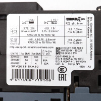 Siemens Leistungsschalter 3RV2011-0KA10 GEB