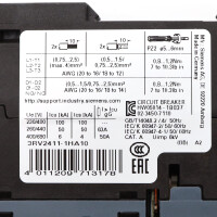 Siemens Leistungsschalter 3RV2411-1HA10 OVP