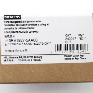 Siemens Verbindungsstecker 3RV1927-5AA00 (5Stk.) OVP