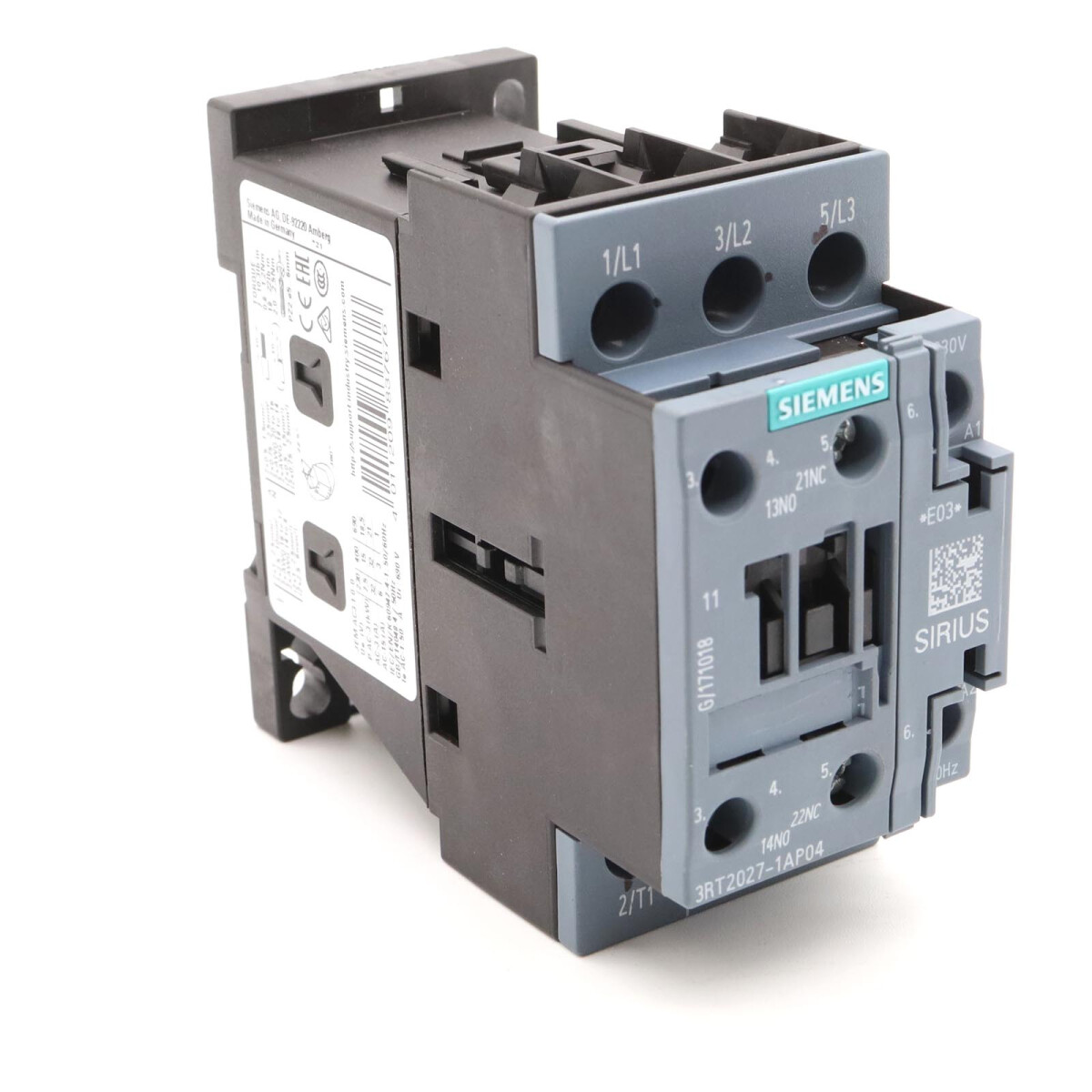 Siemens Leistungsschütz 3RT2027-1AP04 GEB