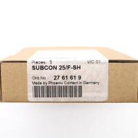 Phoenix Contact D-SUB-Busstecker SUBCON 25/F-SH 2761619 SIE
