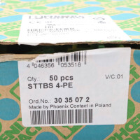 Phoenix Contact Schutzleiter-Doppelstockklemme STTBS 4-PE 3035072 (50Stk.) OVP