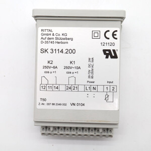 RITTAL Schaltschrank-Temperaturanzeige SK 3114.200 GEB