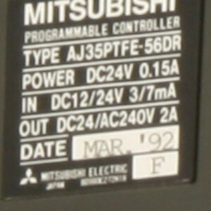 Mitsubishi Electric MELSEC NET/MINI Controller AJ35PTFE-56DR GEB