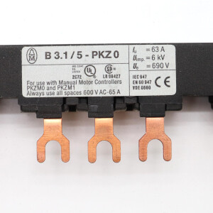 Klöckner Moeller Drehstromschienenblock B3.1/5-PKZ0 044948 (7Stk.) OVP