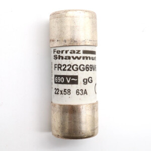 Ferraz Shawmut Sicherungseinsatz FR22GG69V63 Y215646 690VAC 63A (7Stk.) NOV