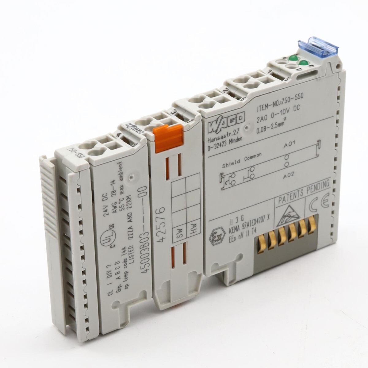 WAGO 2-Kanal-Analogausgang 750-550 GEB