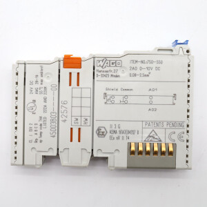 WAGO 2-Kanal-Analogausgang 750-550 GEB