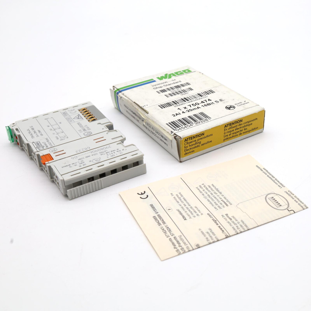 WAGO 2-Kanal-Analogeingang 750-474 OVP