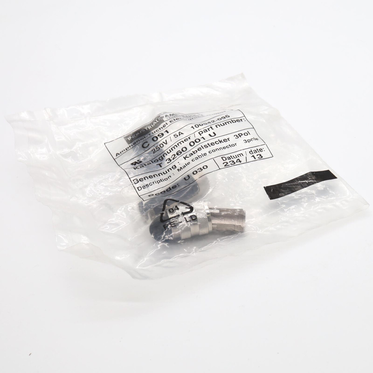 Amphenol Kabelstecker T 3260 001 U OVP