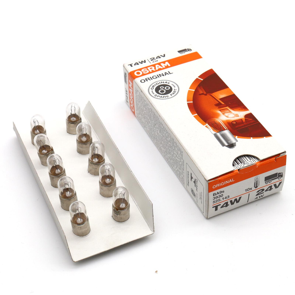 Osram Signallampe T4W BA9s 3930 24V 4W ( box