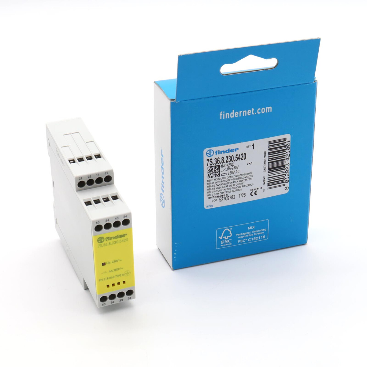 Finder Relaismodul 7S.36.8.230.5420 OVP box