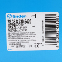 Finder Relaismodul 7S.36.8.230.5420 OVP