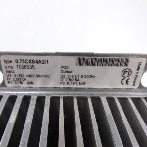 Vaasa Control OY Frequenzumrichter 0.75CXS4A2I1 0,75/1,1kW GEB