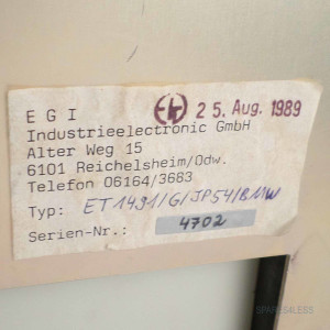 EGI Industrierechner ET1491 ET1491/G/JP54/8MW GEB