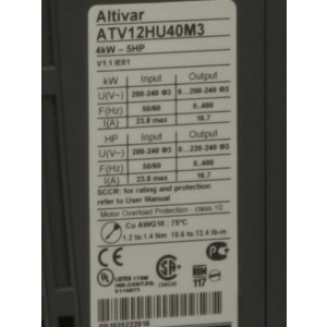Schneider Electric Frequenzumrichter Altivar ATV12HU40M3 4kW GEB