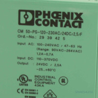 Phoenix Contact Power Supply CM 50-PS-120-230AC/24DC/2,5/F GEB
