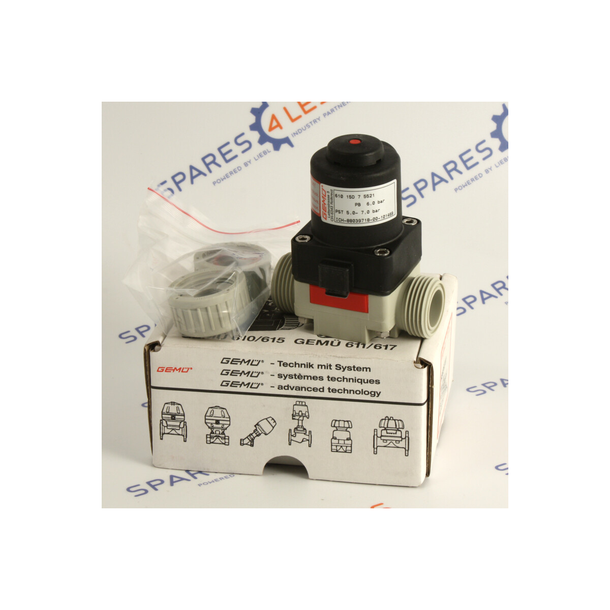 GEMÜ Membranventil 610 15D 75521 88039718-00-101469 OVP