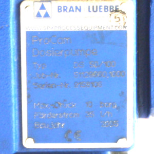 Bran+Luebbe ProCam Dosierpumpe DS 50/100  GEB