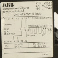 ABB Sicherheitsschaltgerät GHC 473.00 GHC 473.0001 R0005 GEB