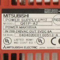 Mitsubishi Electric MELSEC Power Supply Unit Q61P-A2 GEB