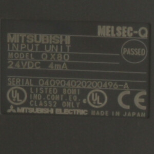 Mitsubishi Electric Melsec-Q Input Unit Model QX80 GEB