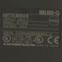 Mitsubishi Electric Melsec-Q Input Unit Model QX80 GEB