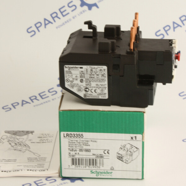Schneider Electric Motorschutz-Relais 30-40A LRD3355 051993 OVP