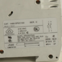 Allen Bradley Leistungsschalter 1492-SP2C100 Ser.C OVP