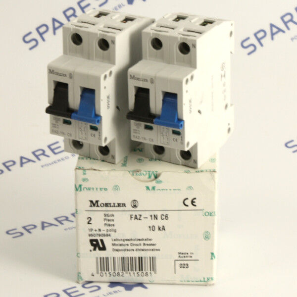 Klöckner Moeller Leitungsschutzschalter FAZ-1N C6 950790584 (2Stk.) OVP
