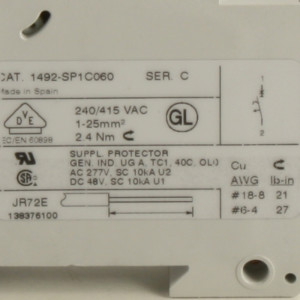 Allen Bradley Leistungsschalter 1492-SP1C060 Ser. C (2Stk.) OVP